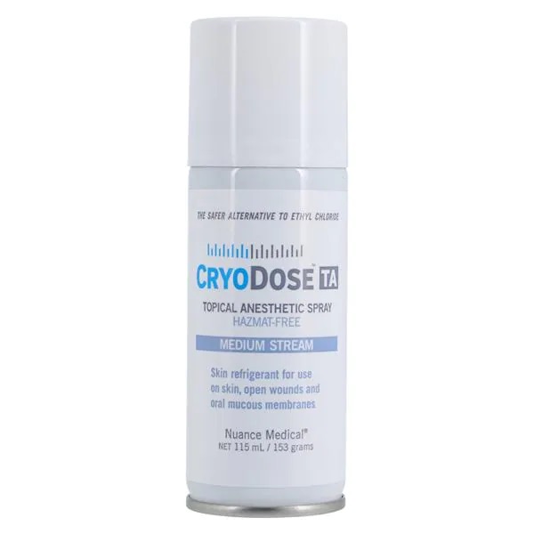 Spray Anesthetic Topical 	CryoDose T Medium Stream 115 mL (1/EA 12/CS) by Nuance  ID 1803